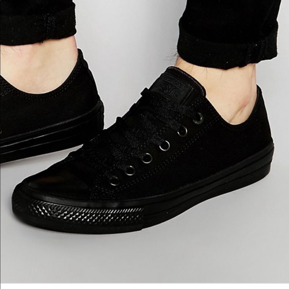 mens black converse shoes